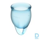Satisfyer - Feel Confident Menstrual Cup Set Light Blue