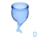 Satisfyer - Feel Secure Menstrual Cup Set Dark Blue