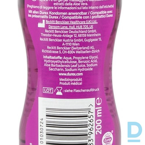 Lubrikants Durex Play Masāžai 200ml