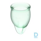 Satisfyer - Feel Confident Menstrual Cup Set Light Green