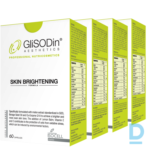 GliSODin Skin Brightening uztura bagātinātājs (4 mēnešu kurss)