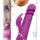 Vibrators ar klitora stimulatoru Jülie Thrusting zaķis