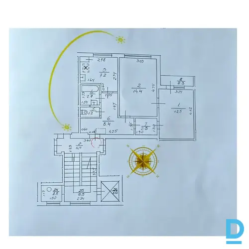 Pārdod dzīvokli Zundānu 7, 51m², 2 ist. Pārdod dzīvokli Zundānu 7, 51m², 2 ist.