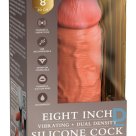 KCE 8 DD Vibrating Cock Tan