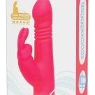 Vibrators ar klitoras stimulatoru Happy 22,7cm purpurs