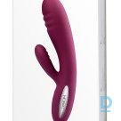 Vibrators ar klitora stimulatoru Adonis 21,0cm purpurs