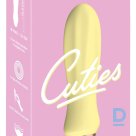 vibrators mini dzeltenā krāsā stimulējošu tekstūru 12,6cm Cuties