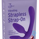 Безремневой вибрострапон с пультом ДУ You2Toys Vibrating Strapless Strap-On 3, фиолетовый