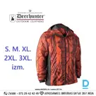 DEERHUNTER Hunting Fishing Waterproof Jacket Deer Tex Multipocket Teflon Shield Fast Dry Red Black DENMARK Safety Casual Clothing Workwear