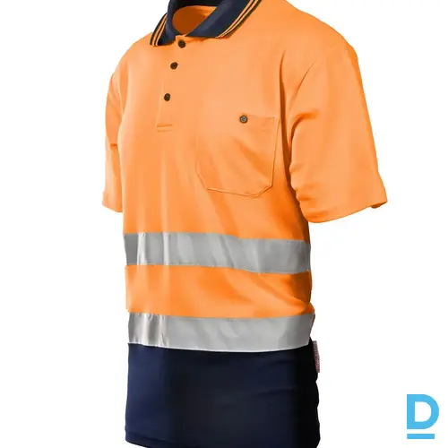 Darba Polo Krekls Hi-Vis FLASH Brixton Work Polo Shirt Reflective Safety Workwear Orange Navy Blue Darba Apģērbs Specapģērbs Darba Polo Krekls Hi-Vis FLASH Brixton Work Polo Shirt Reflective Safety Workwear Orange Navy Blue Darba Apģērbs Specapģērbs
