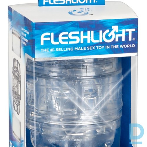 Caurspīdīgs masturbators ar stimulējošu rakstu - Fleshlight