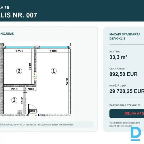 Pārdod dzīvokli Pumpura iela 7B-7 Pārdod dzīvokli Pumpura iela 7B-7