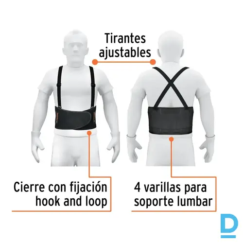 TRUPER FAJA Ventilējama Darba Josta Muguras Atbalstam Savelkoša Adjustable Lumbar Back Braces Black MEXICO Darba Apģērbs Aksesuārs TRUPER FAJA Ventilējama Darba Josta Muguras Atbalstam Savelkoša Adjustable Lumbar Back Braces Black MEXICO Darba Apģērbs Aksesuārs