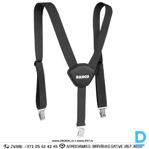 BAHCO 4750 BWC 43mm Elastīgi Darba Bikšturi Y Modelis Bretelles Premium Suspenders Elastane Black SWEDEN Darba Apģērbi Aksesuāri