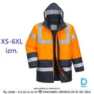 PORTWEST ESSENTIAL ES466 HI VIS Ziemas Darba Jaka Waterproof Windproof Multipocket Texpel Splash Eco Fabric Orange Navy Blue IRELAND Drošības Darba Apģērbi Aizsargapģērbi