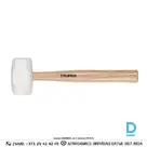 TRUPER MH 24 680g Viegls Gumijas Āmurs ar Komfortablu Koka Rokturi Hammer Hecho Mexico White Rokas Darba Instrumenti