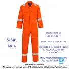 PORTWEST BIZWELD BZ506 HI VIS Darba Kombinezons Pilnais Starojuma Konvenkcijas Siltuma Aizsardzība Orange IRELAND Drošības Darba Apģērbs