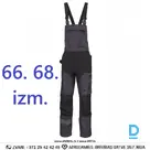 Liela Izmēra Elastīgi Darba Puskombinezoni FUSION 4 Way Stretch Nylon Multipocket Washable Grey Black Drošības Darba Apģērbi Specapģērbi Aizsargapģērbi
