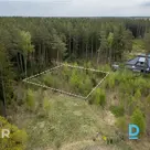 A 1250 m² land plot for private development in a forest-surrounded location in S
