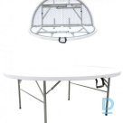 Round folding table Ø 122CM for rent
