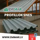 Izturīgas profilloksnes (trapecveida profili) sienām, jumtiem 