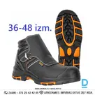 ETNA GEAR Ādas Darba Puszābaki Metinātājiem S3L SR HRO PU ESD Kevlar Black Orange Drošības Darba Apavi Specapavi Aizsargapavi