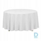 Round tablecloth for rent, White