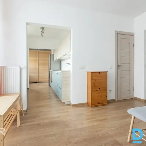 Pārdošanā jauns, moderns vienistabas dzīvoklis jaunajā projektā.Dzīvokļa plānoju