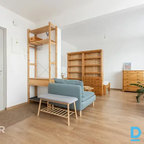 Pārdošanā jauns, moderns vienistabas dzīvoklis jaunajā projektā.Dzīvokļa plānoju