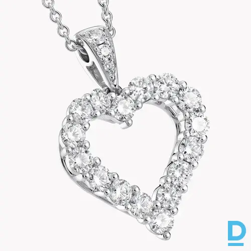 Pārdod Graff Diamond Heart Silhouette Pendant