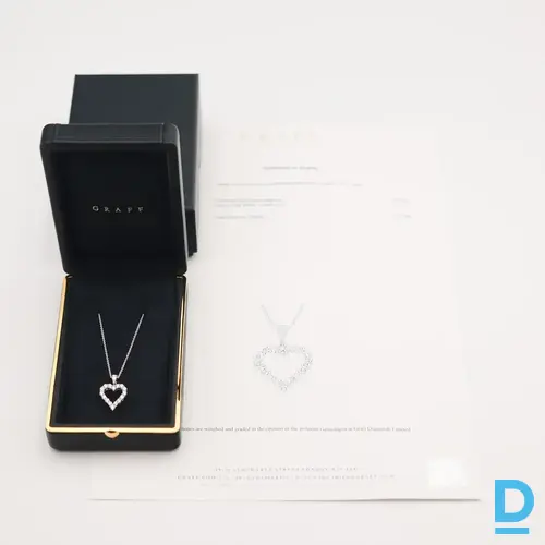 Pārdod Graff Diamond Heart Silhouette Pendant