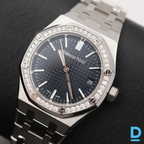 Pārdod Audemars Piguet Royal Oak Blue 37mm Diamonds Pārdod Audemars Piguet Royal Oak Blue 37mm Diamonds