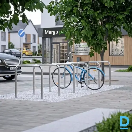 Piedāvājam velonovietnes, jeb velo statīvus. Piedāvājam velonovietnes, jeb velo statīvus.