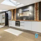 A stylish mansard-style studio apartment for sale in the center of Riga.Apartmen