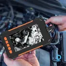 Endoskops ar 4,3″ LCD ekrānu, 10 m kabeli un 8 mm kameru