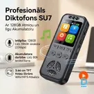 Цифровой диктофон 128 ГБ с цветным экраном