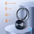 Круглый мини-диктофон 4 ГБ с кольцом