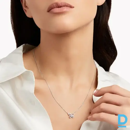 Pārdod Graff Mini Butterfly Silhouette Diamond Pendant Pārdod Graff Mini Butterfly Silhouette Diamond Pendant