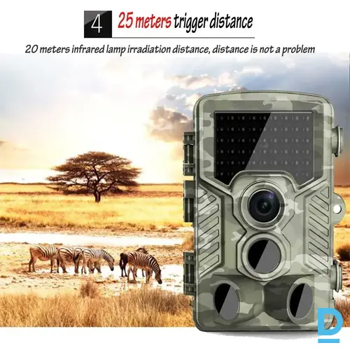 Meža kamera SDV-H801W ar nakts redzamību un 720p video Meža kamera SDV-H801W ar nakts redzamību un 720p video