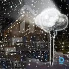 LED-проектор снежинок с пультом и таймером