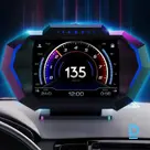 P24 OBD2/GPS borta dators ar RGB displeju