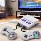 Retro TV console with 400 games and 2 controllers, AV output