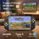 RetroPlay game console, 7-inch screen, 32 GB, 7000 games