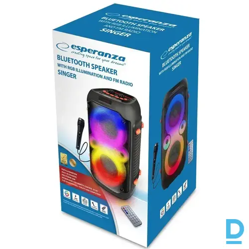 Esperanza Singer Bluetooth skaļrunis ar mikrofonu, 20 W