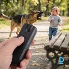 Portable ultrasonic dog-repelling device