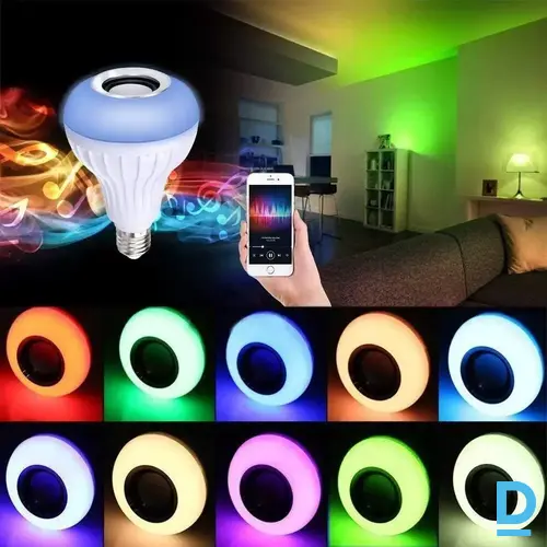 E27 LED spuldze ar Bluetooth skaļruni