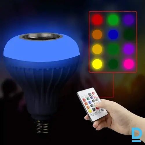 E27 LED spuldze ar Bluetooth skaļruni