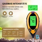 Augsnes mērītājs 4 vienā ar pH un temperatūru