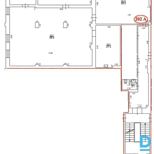 Iznomā biroju 200m²