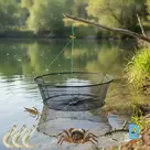 Salokāms iegremdējams zvejas grozs, augstums 35 cm